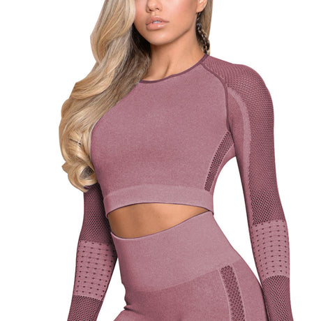 Tenue de Yoga et de sport pour femme sans couture.  Achat ensemble et en pièce