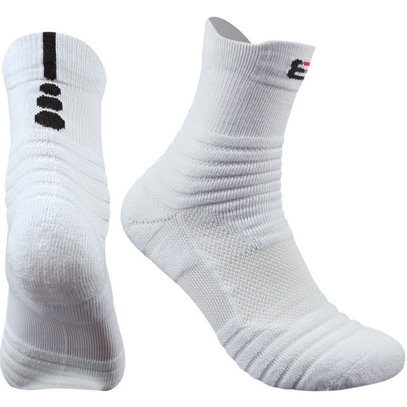 Chaussettes pour homme et femme - Chaussettes - 1paire Blanc - 39 - 45 Tube moyen - Chaussettes - Chaussettes de sport