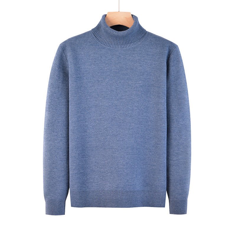 Pull pour hommes en coton confortable - Pull homme - Bleu - 3XL - Hauts homme - Homme