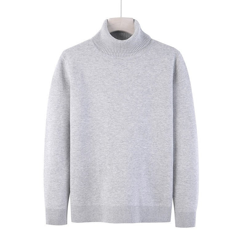 Pull pour hommes en coton confortable - Pull homme - Gris clair - 3XL - Hauts homme - Homme