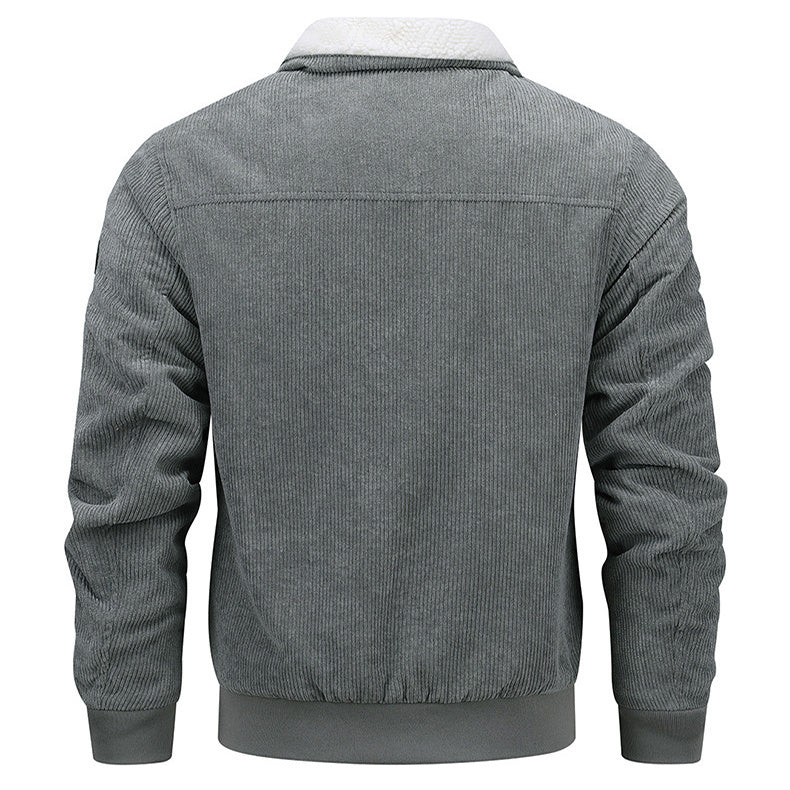 Men's Thick Cotton Warm Coat - Winter Jacket