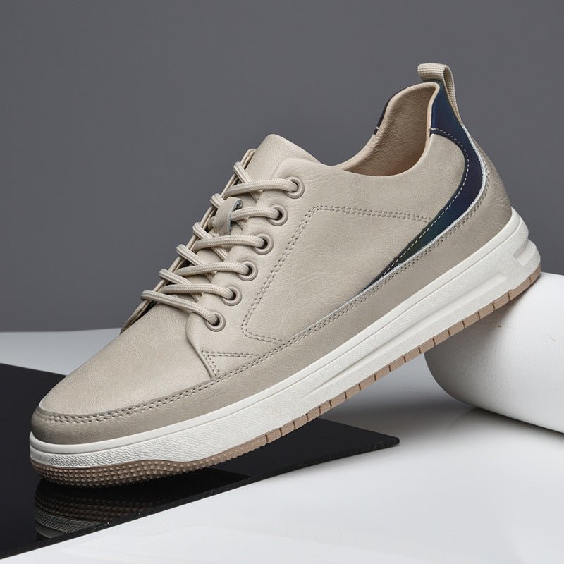 Chaussures en cuir pour homme, Baskets comfortable, Chaussures gentlemen - chaussures homme - Beige - 37 - Chaussures - chaussures en cuir