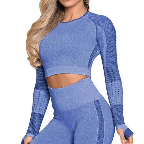Tenue haut de Yoga et de sport pour femme sans couture.  Achat ensemble et en pièce