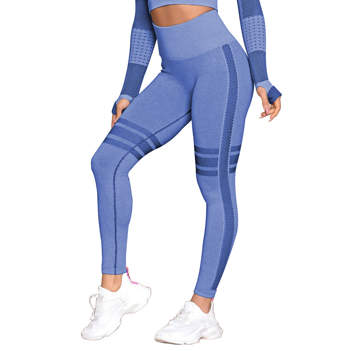Tenue de Yoga et de sport pour femme sans couture.  Achat ensemble et en pièce
