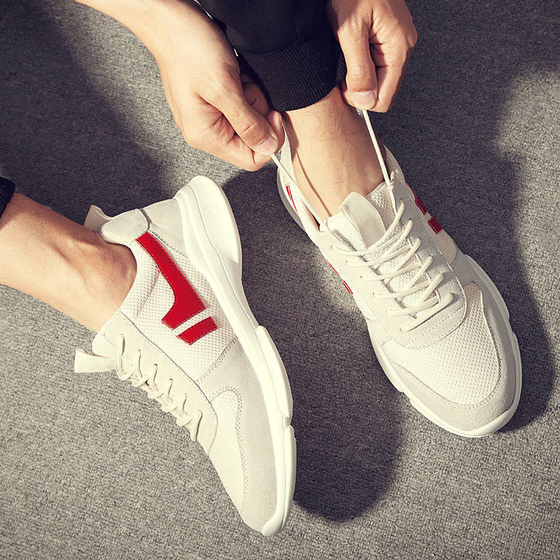 Chaussures de course à la mode, chaussures pour homme - chaussures - Blanc - 39 - Chaussures - Chaussures Badminton