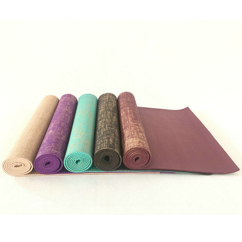 Tapis de Sport pour Yoga, fitness, Sensation luxe - Marron - 183x61x0.5 - Accessoires de sport - Accessoires femme
