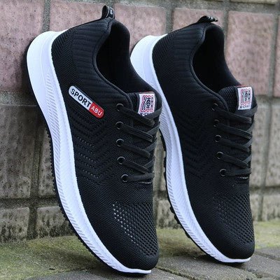 Chaussures respirantes pour Femme, Baskets de Sport femme - chaussures femme - Noir Rouge - 39 - Accessoires femme - Chaussures