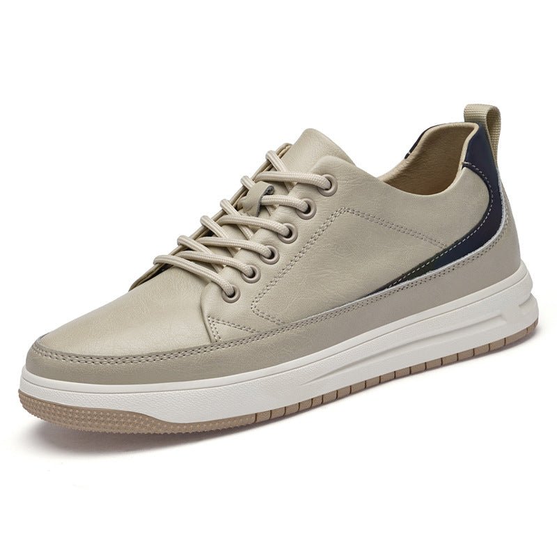 Chaussures en cuir pour homme, Baskets comfortable, Chaussures gentlemen - chaussures homme - Beige - 37 - Chaussures - chaussures en cuir