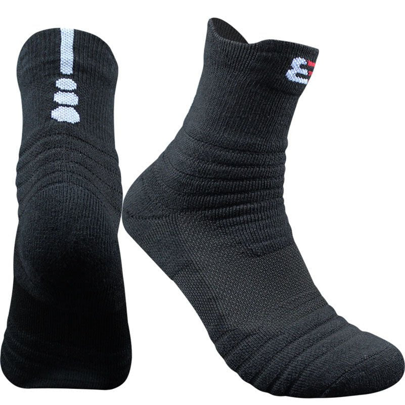 Chaussettes pour homme et femme - Chaussettes - 3paires Noir - 39 - 45 Tube moyen - Chaussettes - Chaussettes de sport