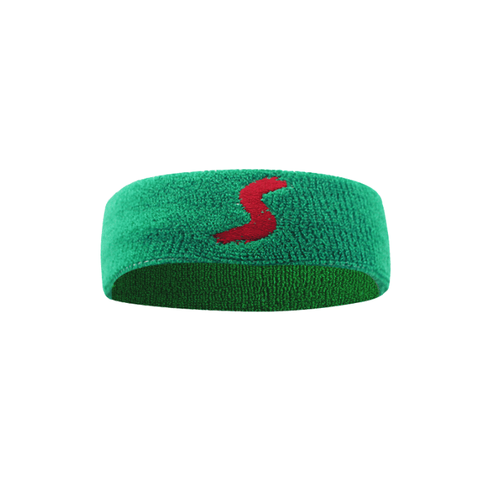 Bandeau de sport pour femme et homme - Fitness & Workout - Vert sombre - Accessoires de sport - Accessoires de tennis