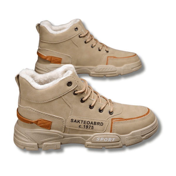 Bottes d'hiver, Chaussures chaud en coton pour homme - chaussures homme - Kaki - 39 - Boots homme - Bottines homme