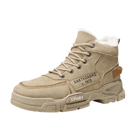 Bottes d'hiver, Chaussures chaud en coton pour homme beau