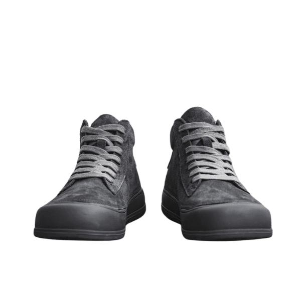 Bottines, chaussures montantes en cuir, polyvalentes à semelles épaisses, décontractées - Bottines Homme - Gris - 38 - Bottines homme - Chaussures