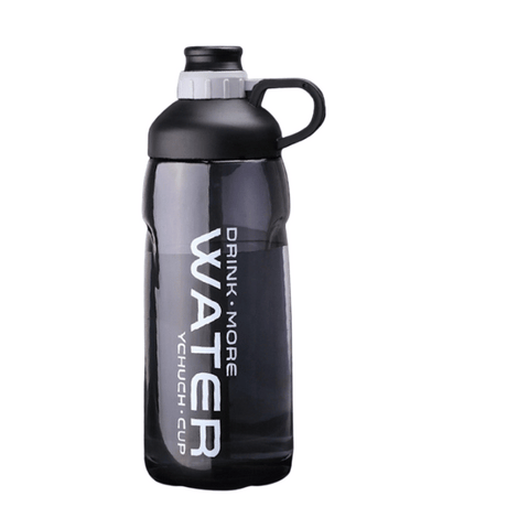 Bouteille d'eau pour sport 2 Litres en étanche couleur Noir
