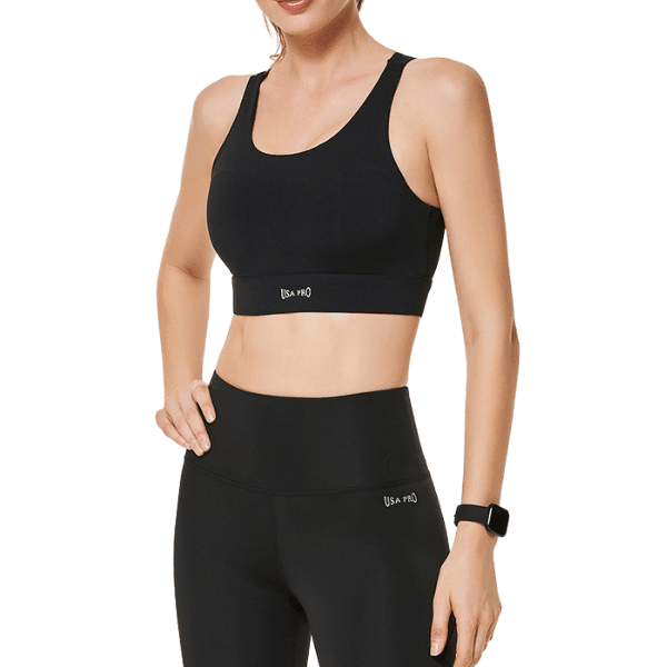 Brassière haut de sport femme - brassière femme - Noir - L - Brassière femme - femme