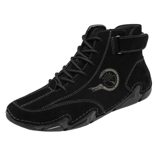 Chaussures plates décontractées pour hommes - Chaussure Homme - Noir - 38 - Bottines homme - Chaussures