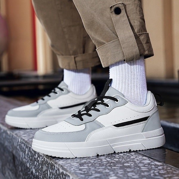 Chaussures de course à fond souple - Chaussure Homme Femme - Gris - 35 - chaussure - Chaussures