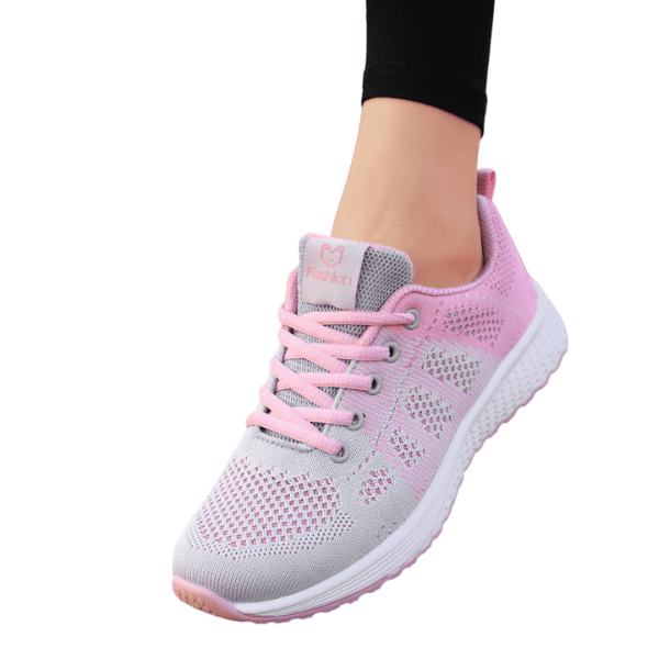 Chaussures de sport confortable pour femmes - Chaussures femme - Gris Rose - 35 - Chaussures - Chaussures de sport femmes