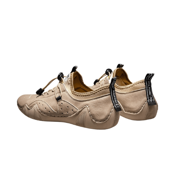 Chaussures en cuir décontractées et polyvalentes - Chaussure Homme - Beige - 38 - Chaussures - Chaussures Badminton