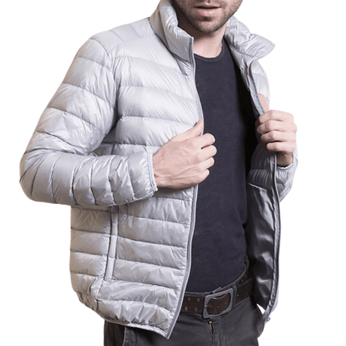 Doudoune pour homme Automne et Hiver - Doudoune Homme - Gris argent - 3XL - Doudounes homme - Hauts homme