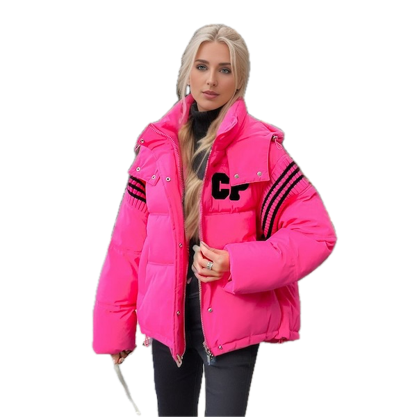 Doudoune femme chaud et épaisse large - Dodoune femme - Rose - L - Doudoune - Doudoune femme