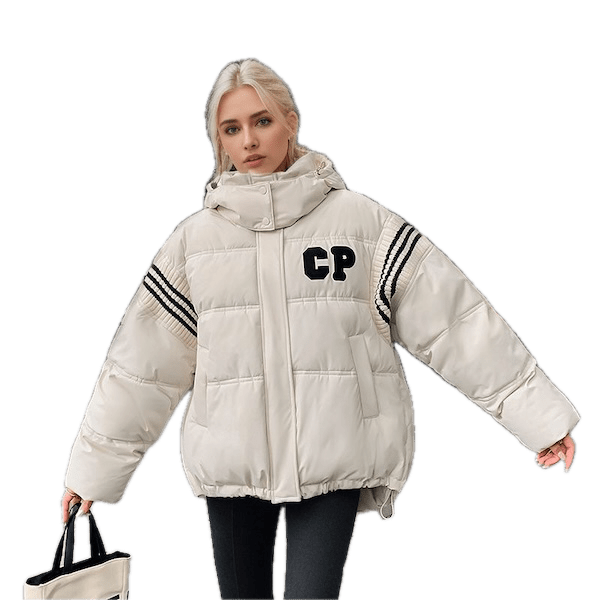 Doudoune femme chaud et épaisse large - Dodoune femme - Blanc - L - Doudoune - Doudoune femme