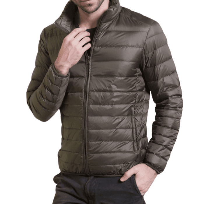 Doudoune pour homme Automne et Hiver - Doudoune Homme - Vert armée - 3XL - Doudounes homme - Hauts homme