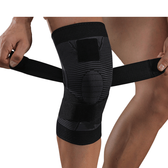 Genouillères de sport pour protection genoux couleur noir pour homme et femme légère et efficace