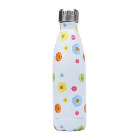 Gourde eau 500ml pour Sport et quotidien avec fleurs