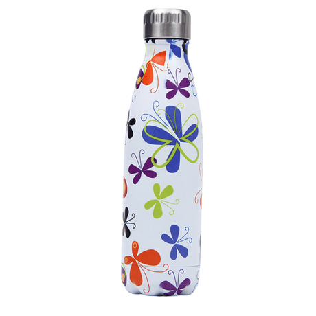 Gourde eau 500ml pour Sport avec des papillions