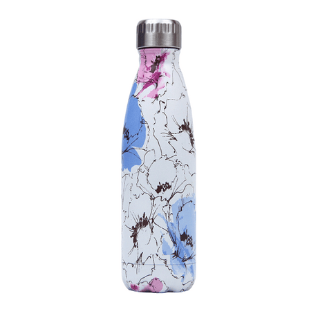 Gourde eau 500ml pour Sport et quotidien couleur rose blanc bleu