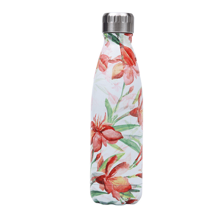 Gourde eau 500ml pour Sport et quotidien avec fleur