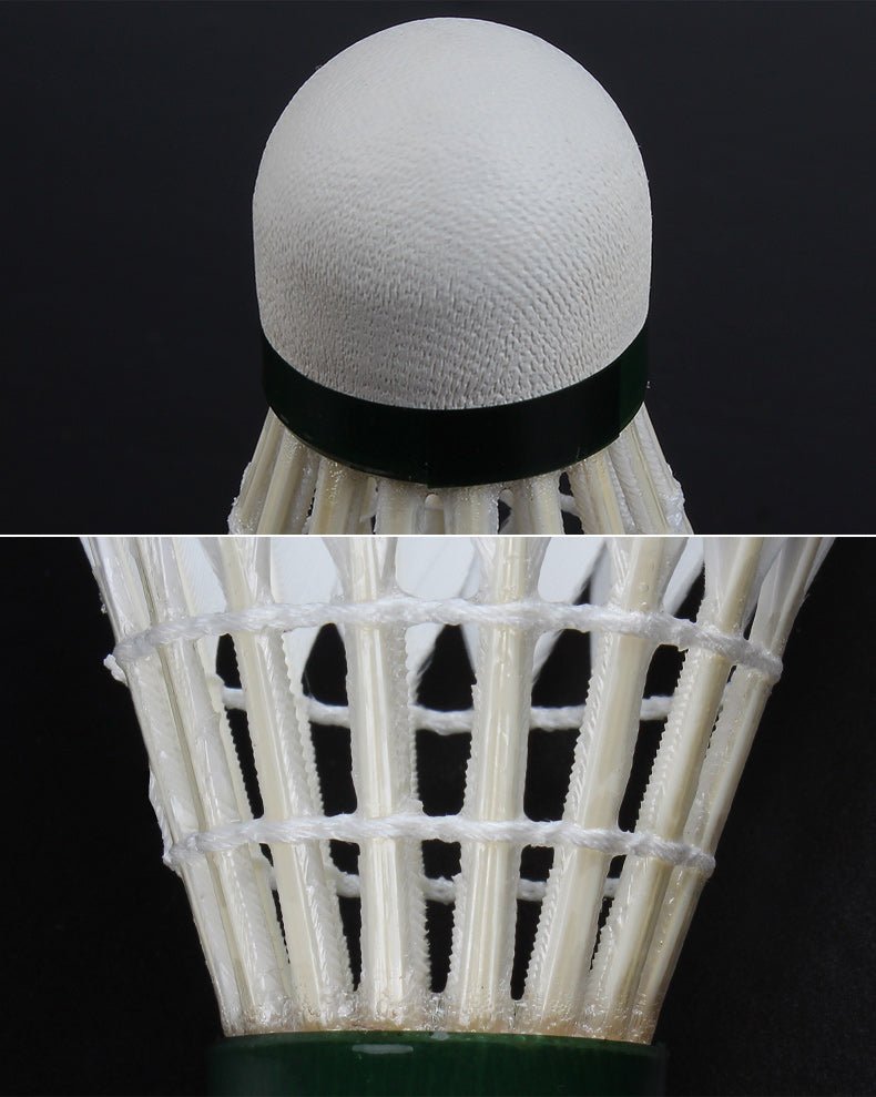 Volant Badminton Plume Ultra Résistante 12 pièces haute gamme - volant badminton - AS 05 - badminton - volant badminton