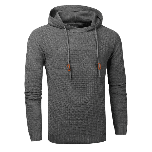 Sweat à capuche, Hoodie chaud tricoté pour Homme - Hoodie homme - Vert - XL - Doudounes homme - Hauts homme
