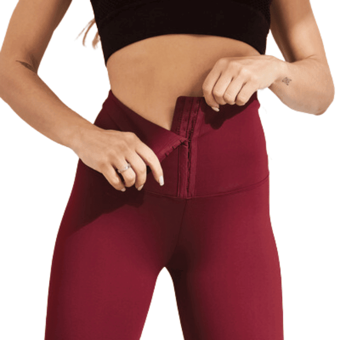 Legging sport taille haute sans couture - Legging Femme - Rouge vin - 3XL - Bas femme - femme