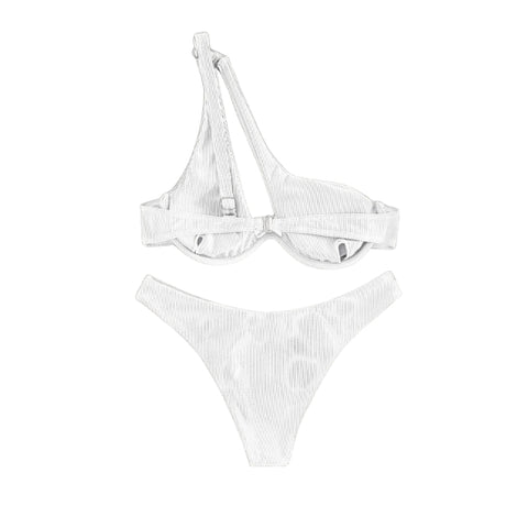 Maillot de bain 2 pièces pour femme ultra confortable épaule dénudée, bikini sexy pour femme
