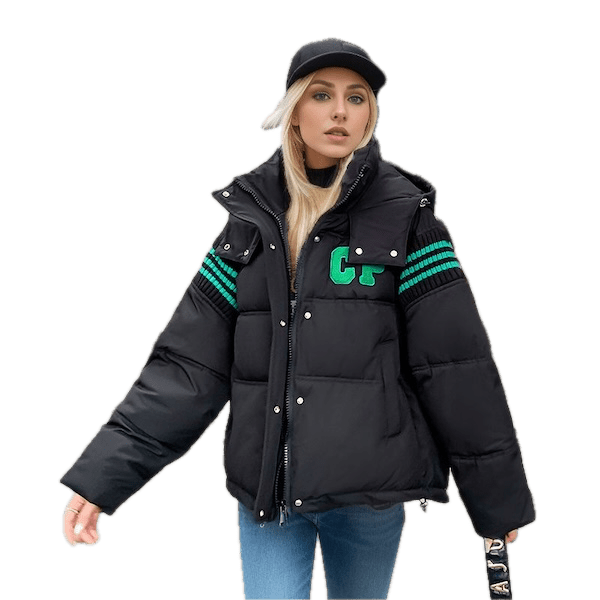 Doudoune femme chaud et épaisse large - Dodoune femme - Noir - L - Doudoune - Doudoune femme