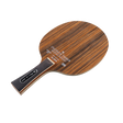 Raquette de tennis de table matériau fibre carbone couleur marron clair avec taille poignée long