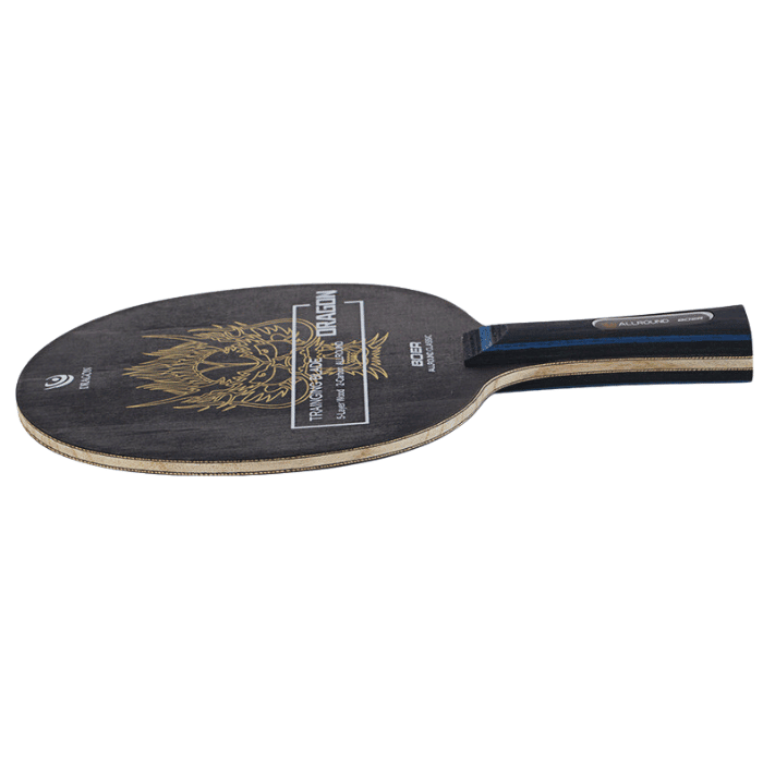 Raquette de Tennis de Table en carbone - raquette ping pong - Poignée longue - Bois raquette de ping pong - Ping pong