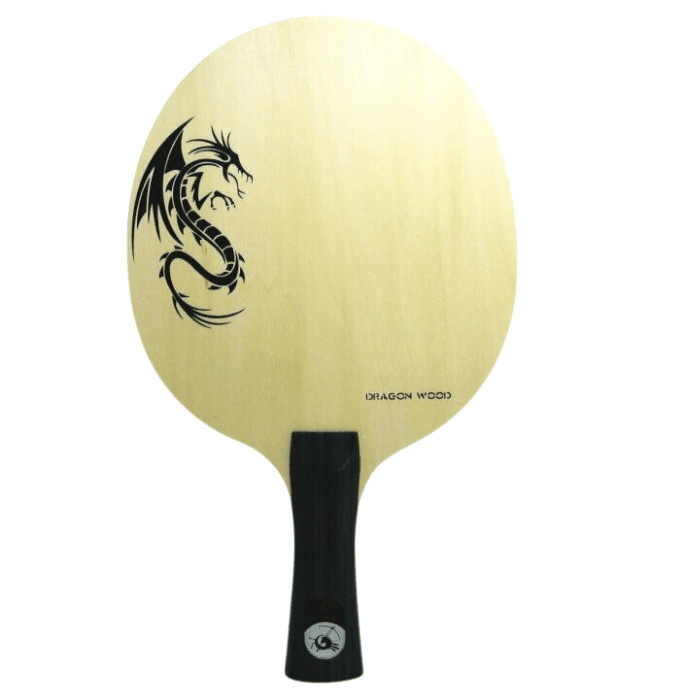 Raquette de tennis de table beige avec dragon - raquette Ping pong - Beige - Bois raquette de ping pong - Ping pong