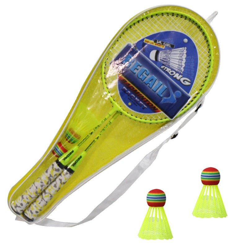 Ensemble de Raquettes de Badminton Pour Junior raquette - raquette de badminton - Jaune - badminton - Matériel de Badminton