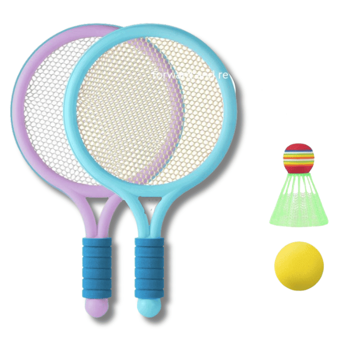 Raquettes de badminton pour enfants - Raquettes badminton enfant - Violet Bleu - badminton - raquette badminton