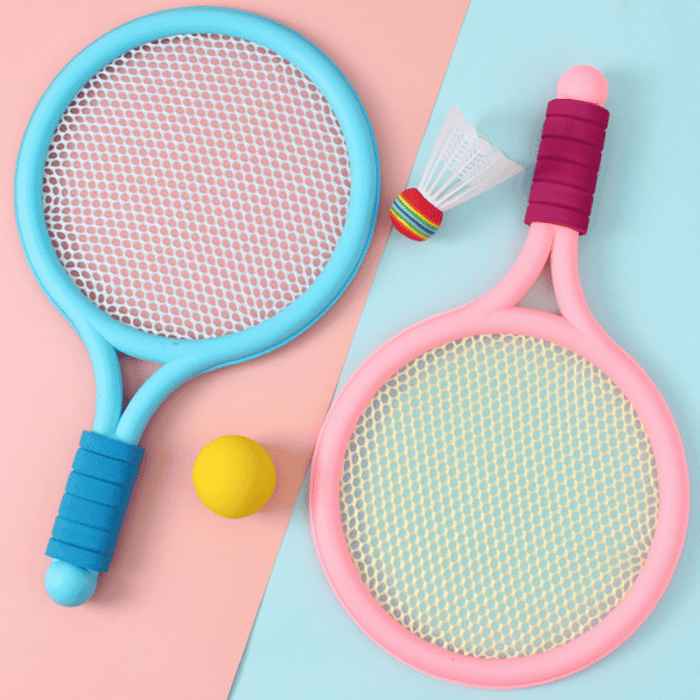 Raquettes de badminton pour enfants - Raquettes badminton enfant - Bleu - badminton - raquette badminton