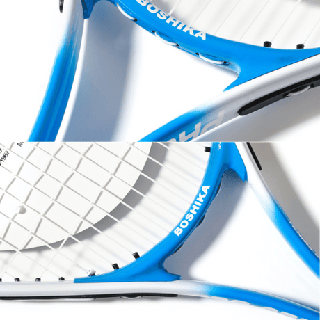 Raquette de tennis junior couleur bleu avec accessoires offert