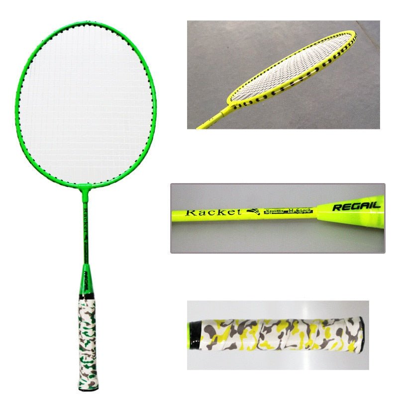 Ensemble de Raquettes de Badminton Pour Junior raquette - raquette de badminton - Vert - badminton - Matériel de Badminton