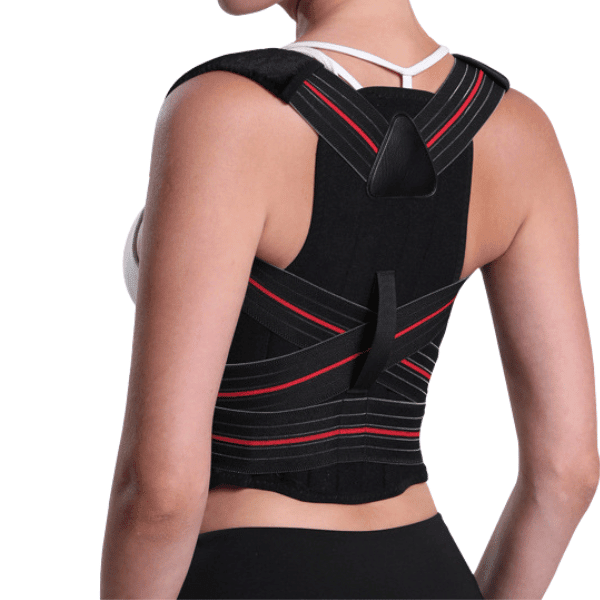 Redresseur correcteur de posture dorsale Femme Homme - Redresseur de dos - Correction de Posture - Noir - L - gym - Protection articulaire