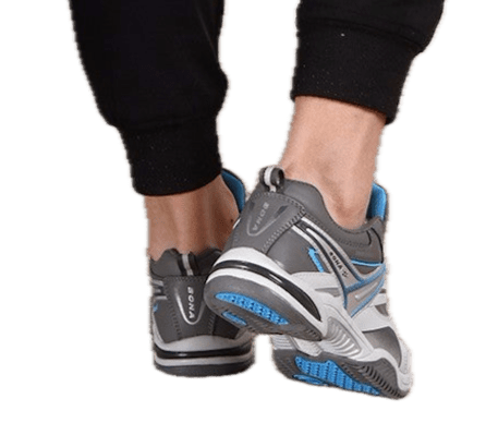 Chaussure de Basket pour le Ping Pong Homme - Performance et Style sur le Court Dur ! - Chaussures Homme - Bleu Blanc - 7.5 - Chaussures - Chaussures Badminton