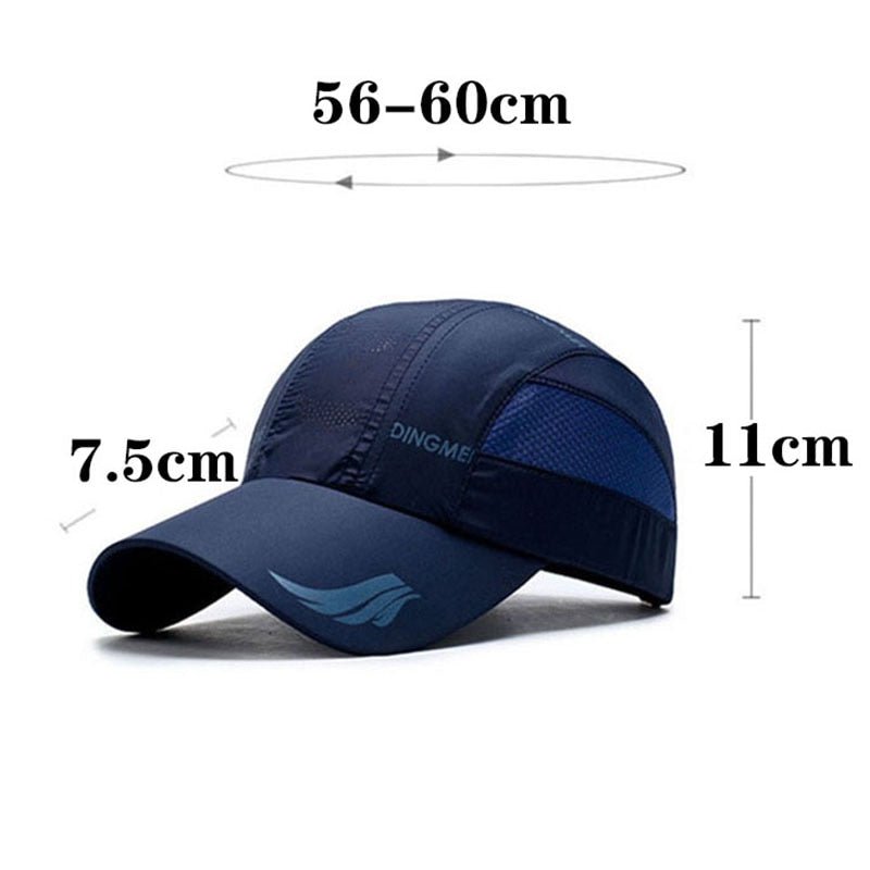 Casquette de Sport pour homme et femme - Marine - 56 - 60cm - casquette femme - Casquette homme