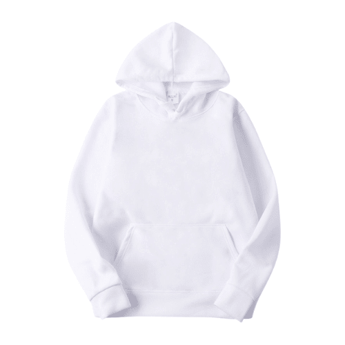 Sweat à capuche homme femme - pull - Blanc - L - femme - Hauts femme