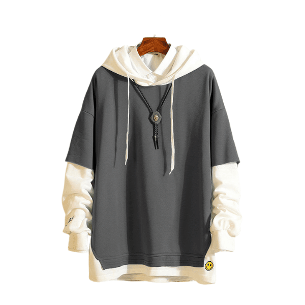 Sweatshirt hoodie de sport à capuche décontracté pour homme et femme - hoodie - Gris foncé - 3XL - femme - Hauts femme